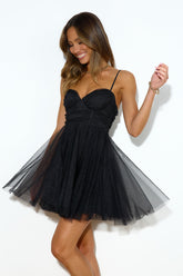 Princess Mood Mini Dress Black