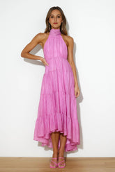 Entrance Is Yours Maxi Dress Pink