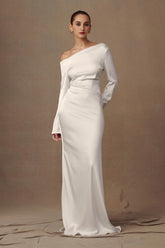 Avery Long Sleeve Maxi Dress - Ivory